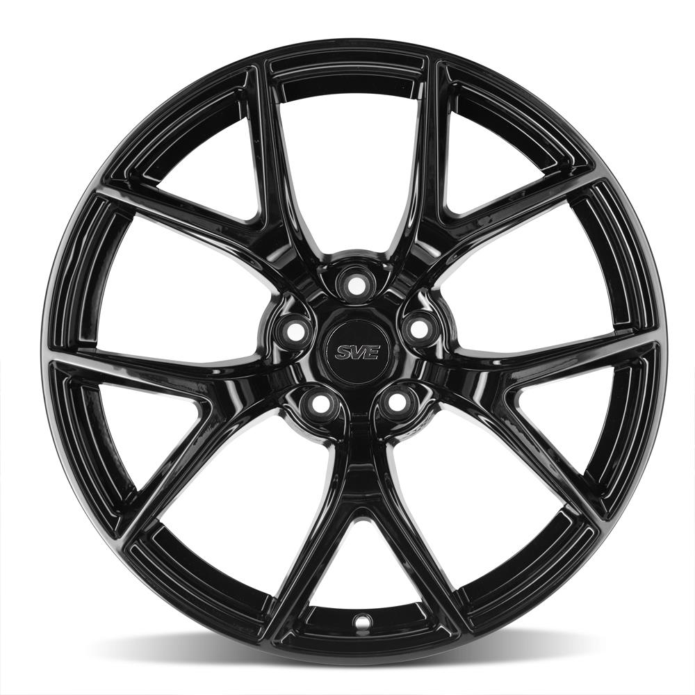 2015-2023 Mustang SVE SP2 Wheel & Firestone Tire Kit - 19x10/11 - Gloss Black