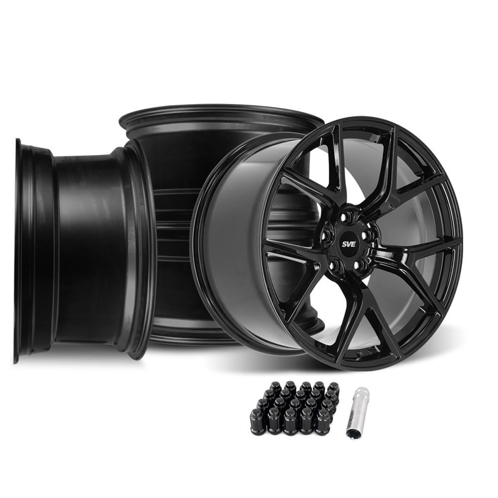 SVE Mustang SP2 Wheel Kit - 19x10/11 - Gloss Black (15-26)