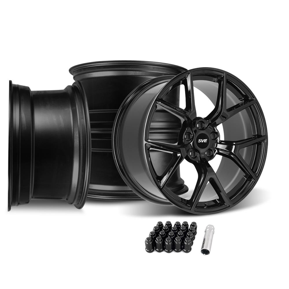 SVE Mustang SP2 Wheel Kit - 19x10 - Gloss Black (15-26)