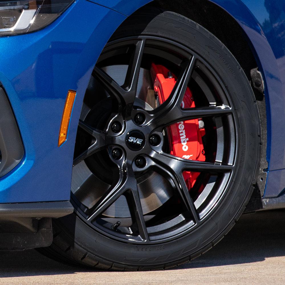 2024-26 Mustang SVE SP2 Wheel & Nitto NT05 Tire Kit - 19x10/11  - Gloss Black