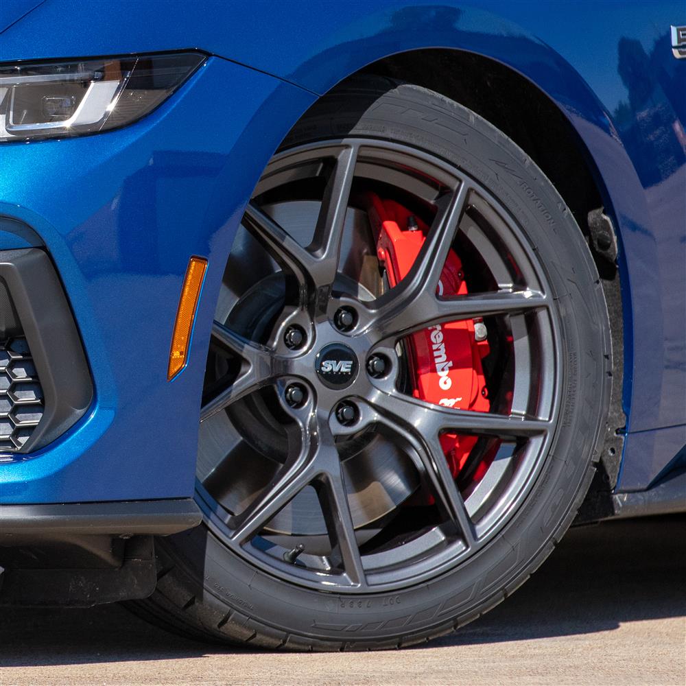 2024-26 Mustang SVE SP2 Wheel & Nitto NT05 Tire Kit - 19x10/11  - Gloss Graphite