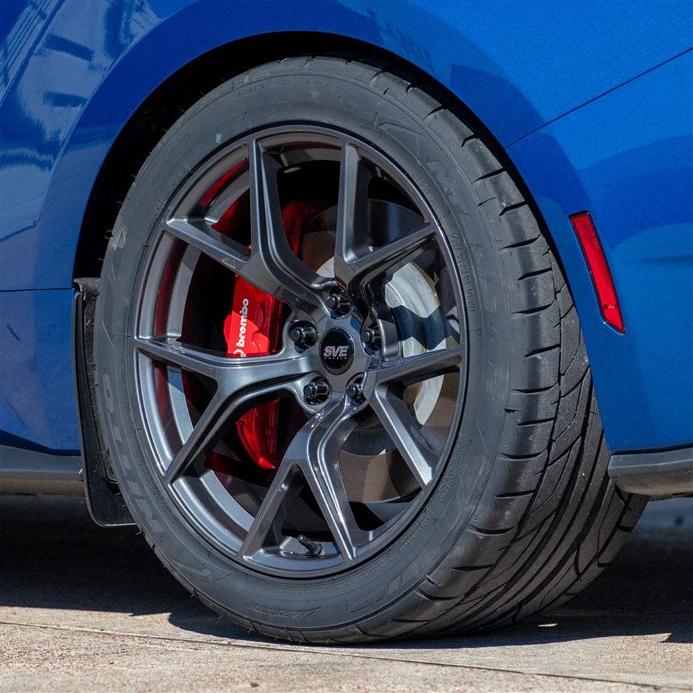 2024-26 Mustang SVE SP2 Wheel & Nitto NT05 Tire Kit - 19x10/11  - Gloss Graphite