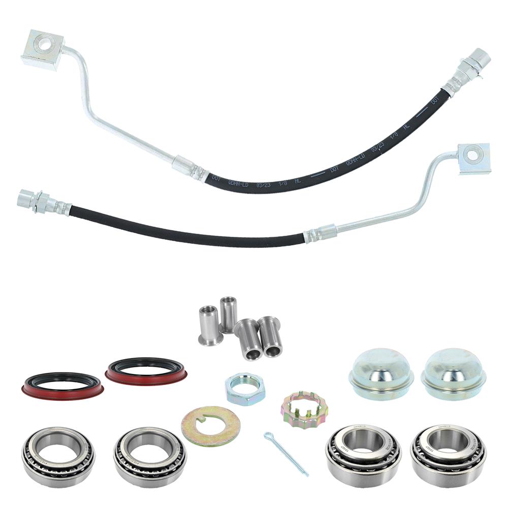 1987-93 Mustang SVE SVO Style Front Brake Kit - 5 Lug  w/ Stock Rotors 5.0
