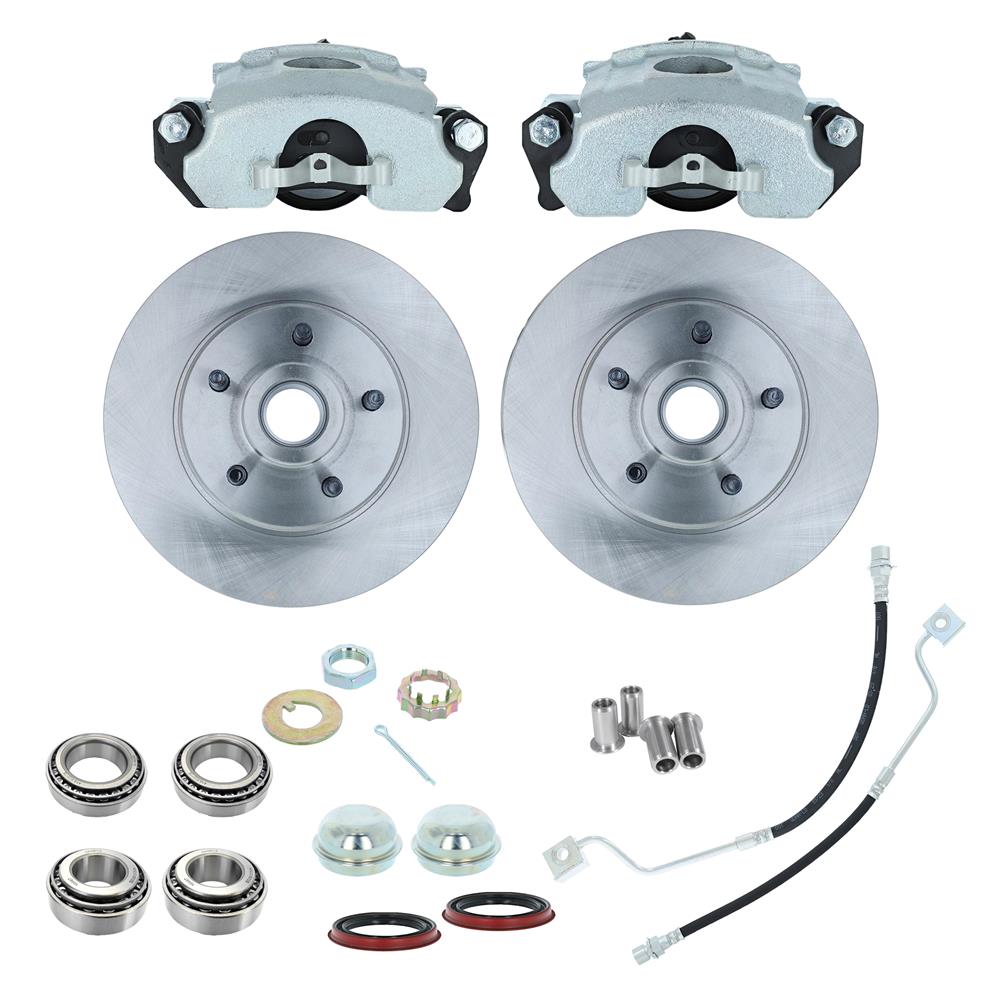 1987-93 Mustang SVE SVO Style Front Brake Kit - 5 Lug  w/ Stock Rotors 5.0