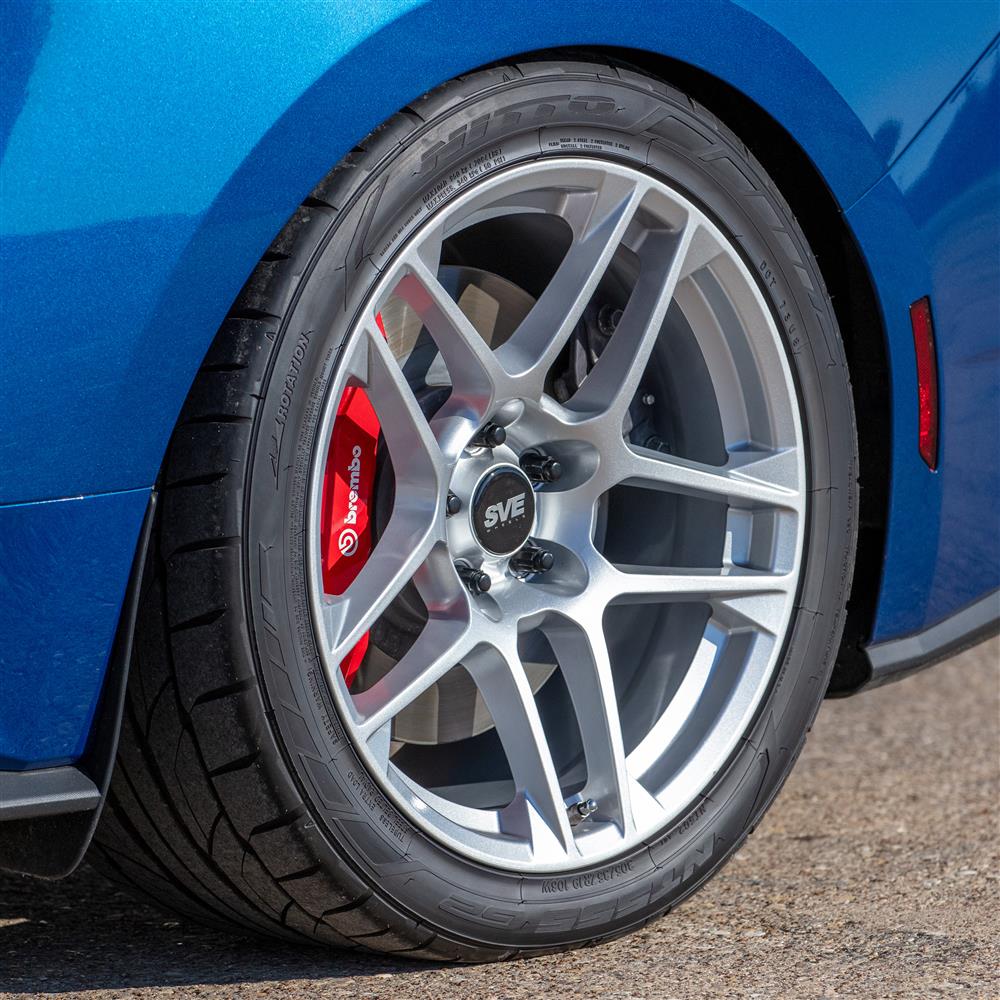 SVE Mustang X500 Wheel & Firestone Tire Kit - 19x10/11 - Gloss