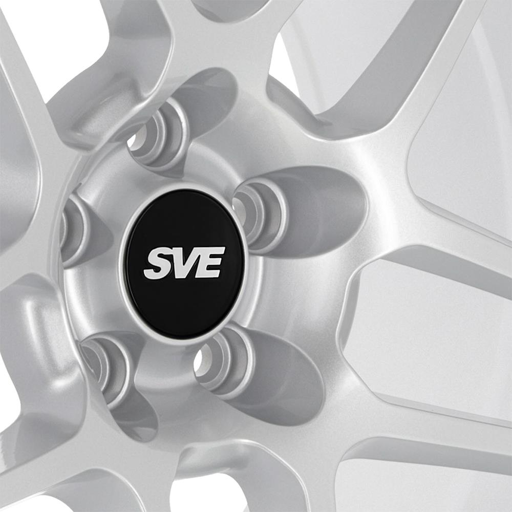 2015-2023 Mustang SVE X500 Wheel & Firestone Tire Kit - 19x10 - Gloss Silver