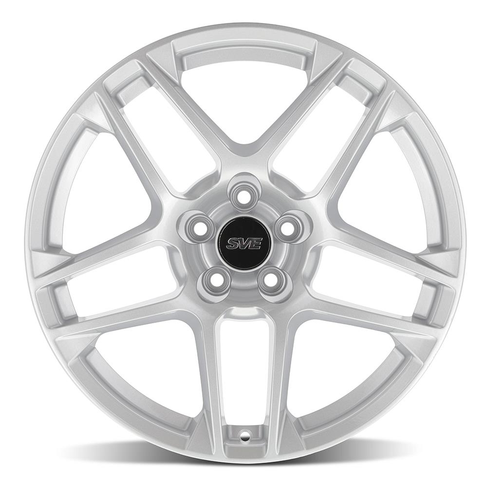 2015-2023 Mustang SVE X500 Wheel & Firestone Tire Kit - 19x10 - Gloss Silver