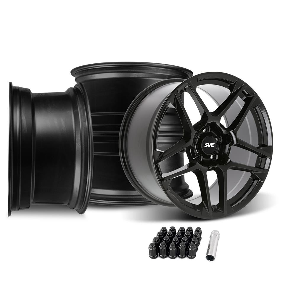 2015-26 Mustang SVE X500 Wheel Kit - 19x10  - Gloss Black