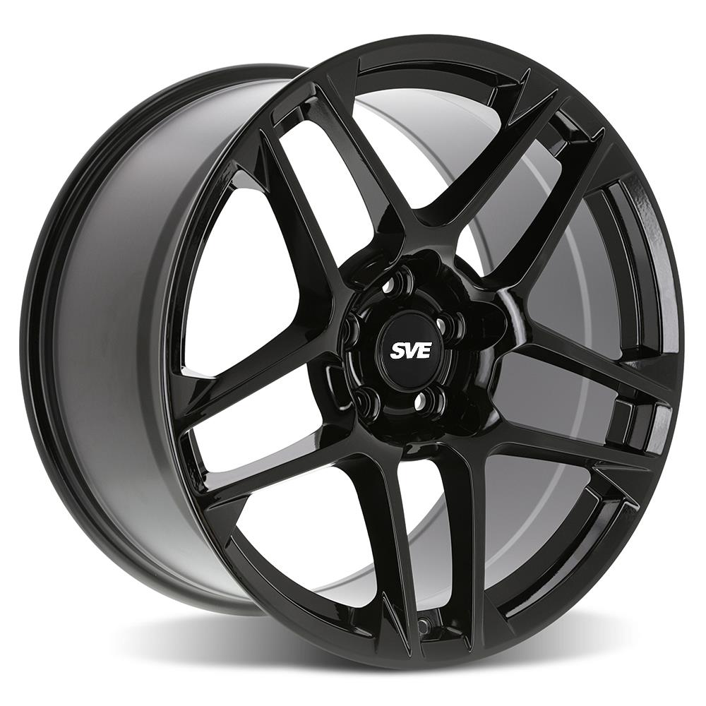 2005-14 Mustang SVE X500 Wheel & Nitto NT555 G2 Tire Kit - 19x10/11 - Gloss Black