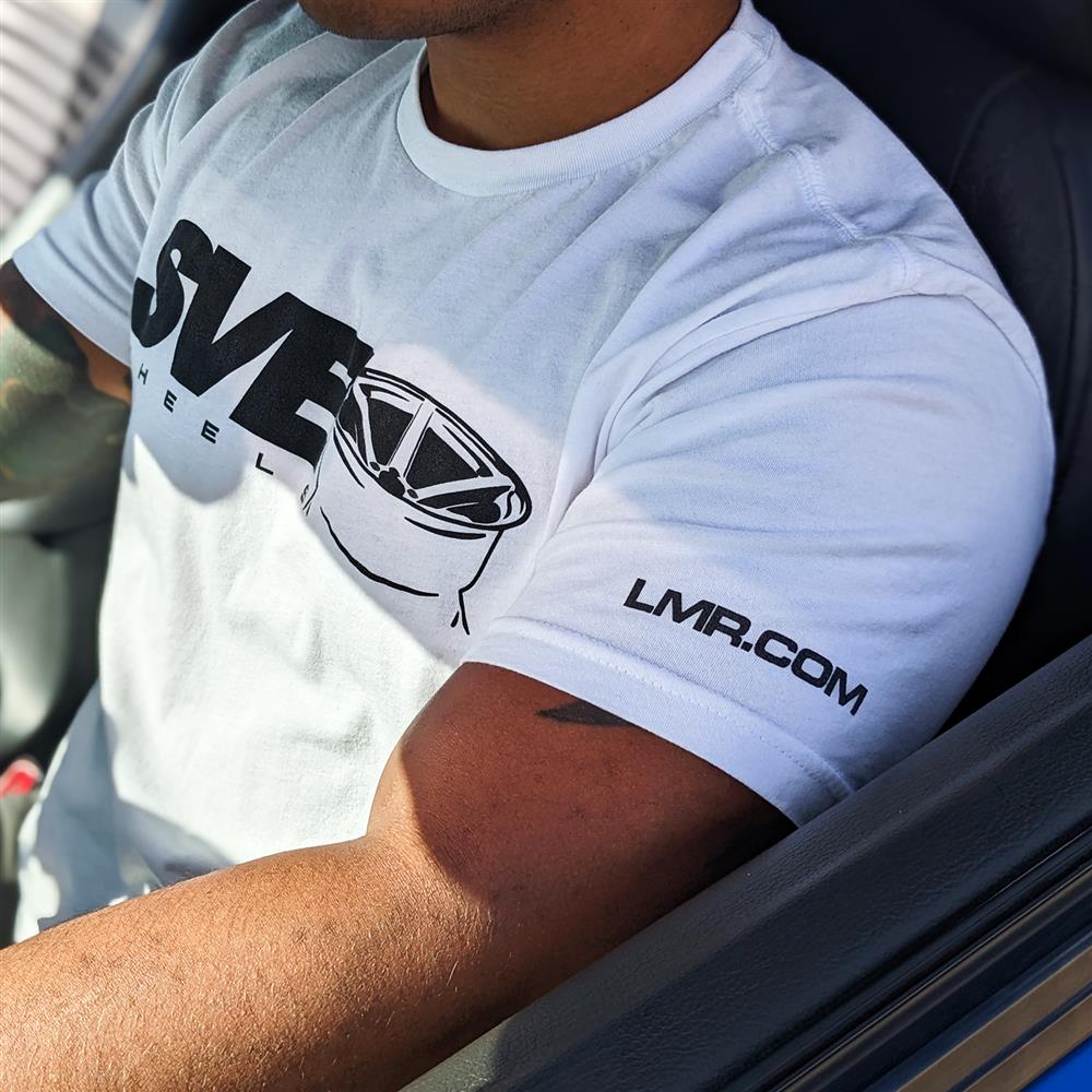 SVE Wheels Flexfit T-Shirt - Large - White