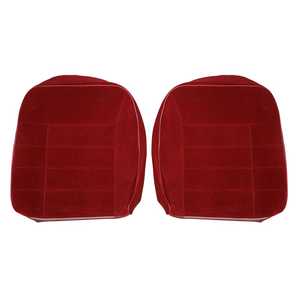 1984 Mustang TMI Sport Seat Upholstery - Cloth  - Canyon Red Hatchback