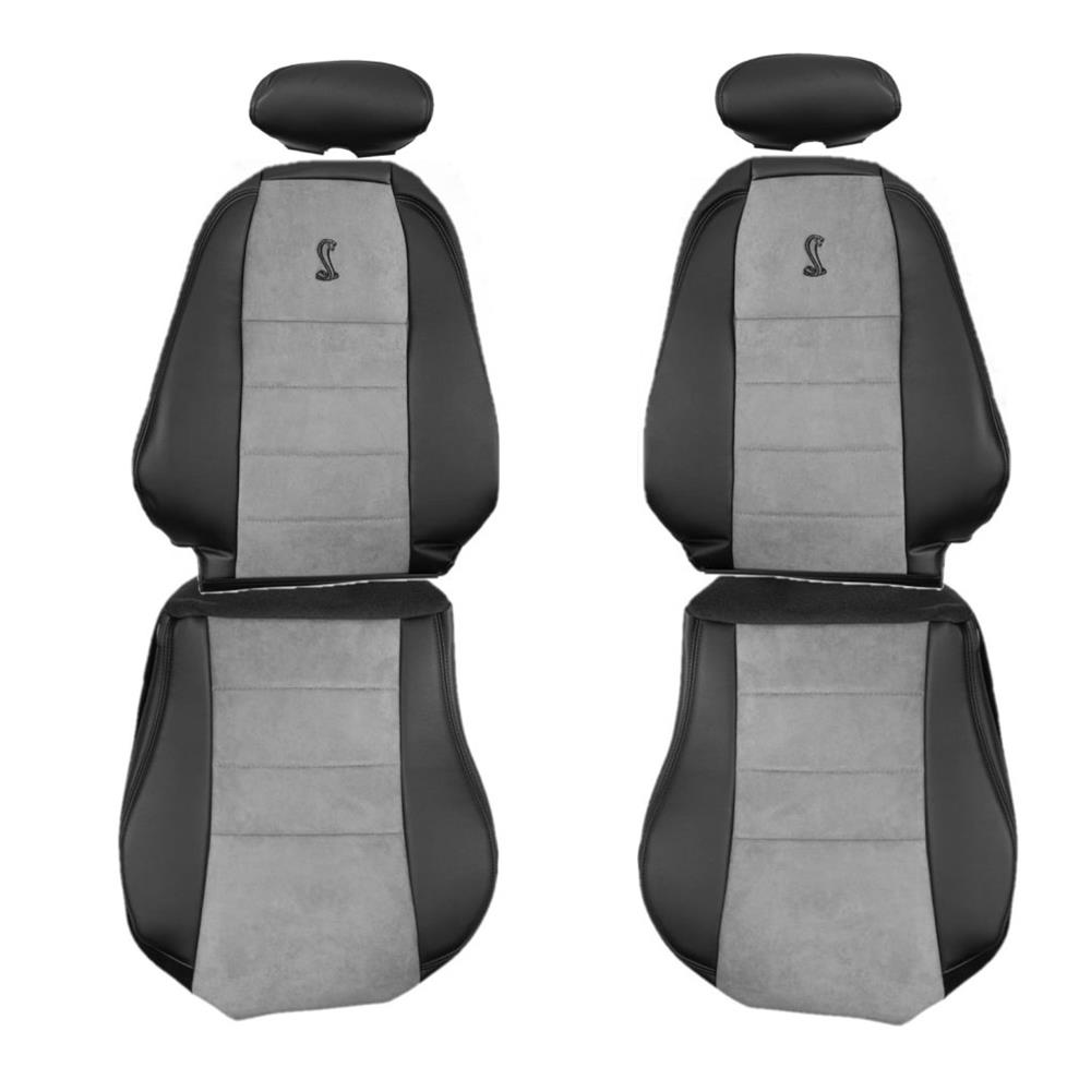 TMI Cobra Leather Seat Upholstery w/ Graphite Inserts (03-04) Coupe