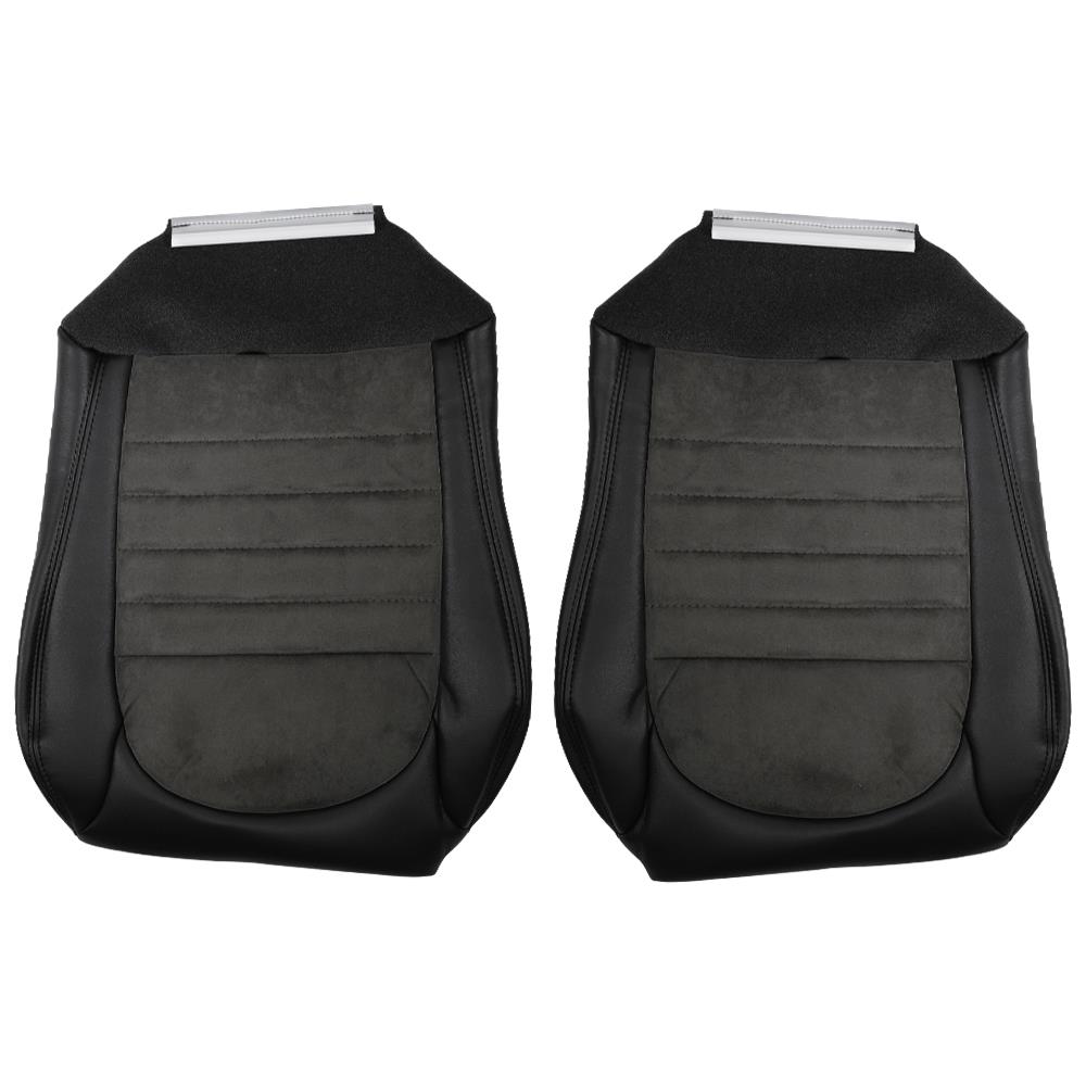 2001 Mustang TMI Cobra Front Vinyl Seat Upholstery  - Dark Charcoal Coupe/Convertible