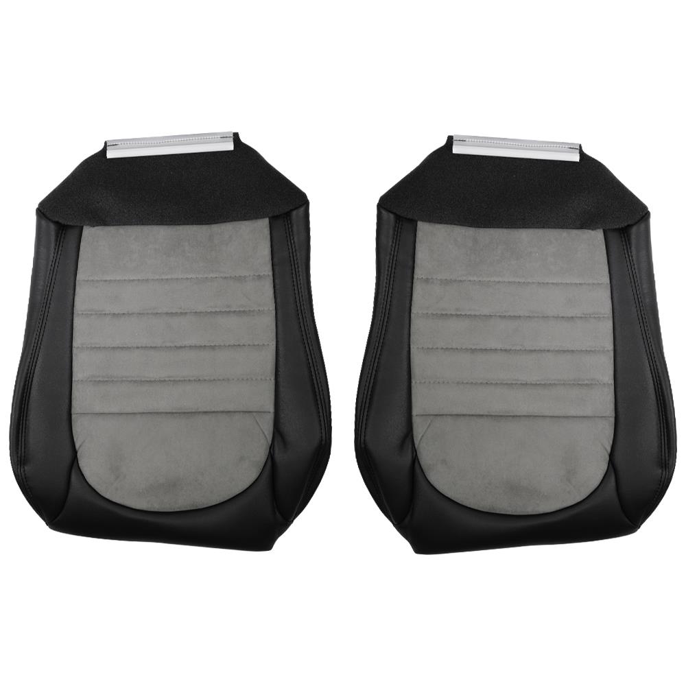 2001 Mustang TMI Cobra Front Vinyl Seat Upholstery  - Charcoal/Graphite Coupe/Convertible