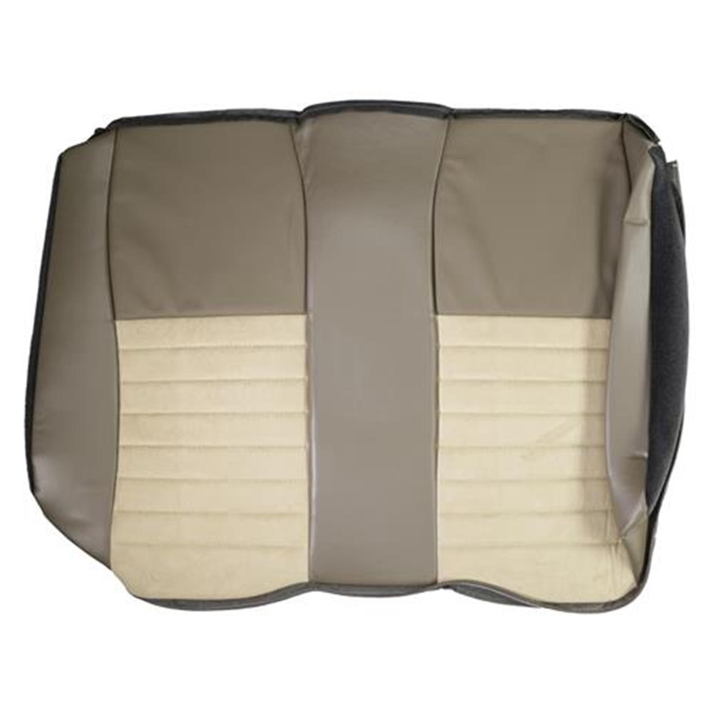 2001 Mustang TMI Cobra Seat Upholstery - Leather - Dark Parchment/Medium Parchment Convertible