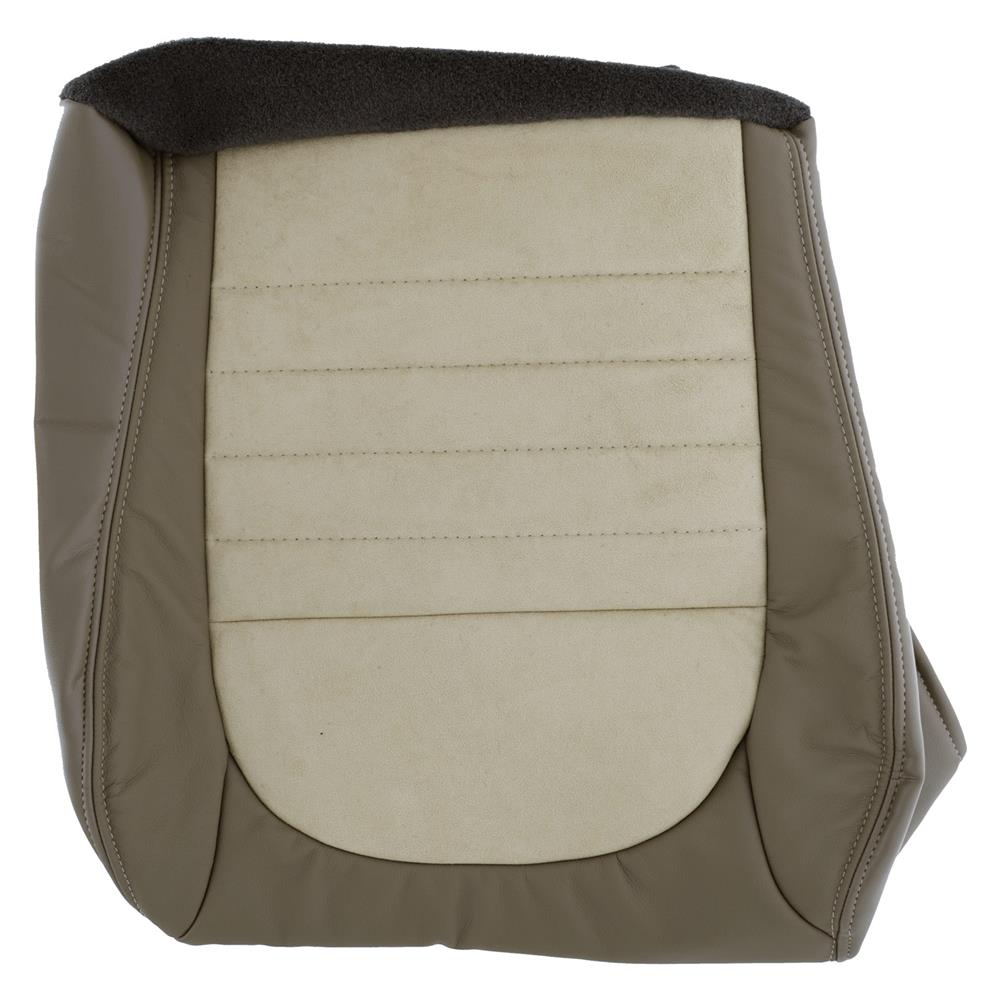 2001 Mustang TMI Cobra Leather Seat Upholstery Kit - Dark Parchment/Medium Parchment Coupe