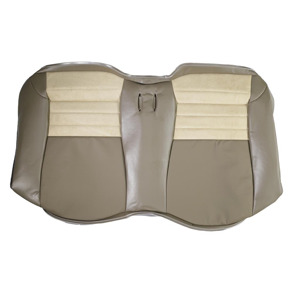 2001 Mustang TMI Cobra Leather Seat Upholstery Kit - Dark Parchment/Medium Parchment Coupe