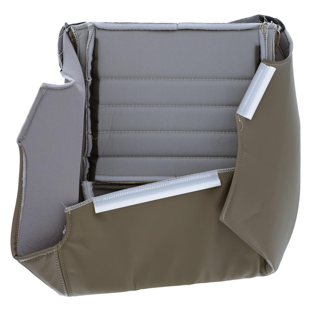 2001 Mustang TMI Cobra Leather Seat Upholstery Kit - Dark Parchment/Medium Parchment Coupe