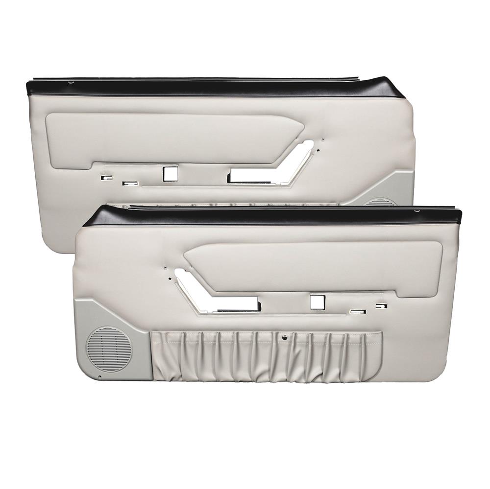 1990-1992 Mustang TMI Door Panels for Power Windows - Titanium Gray
