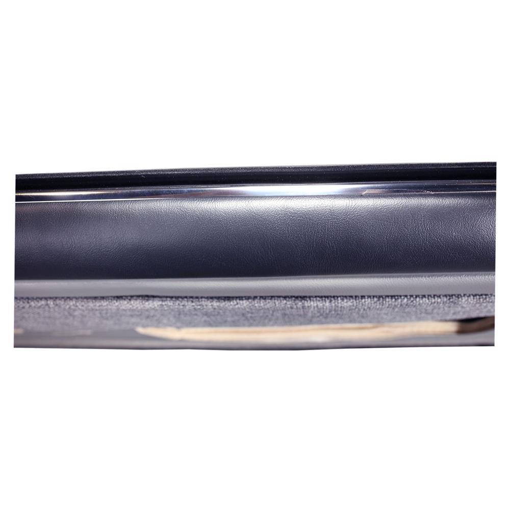 1988-1989 Mustang TMI Door Panels for Power Windows w/ Tweed Inserts - Smoke Gray - Convertible