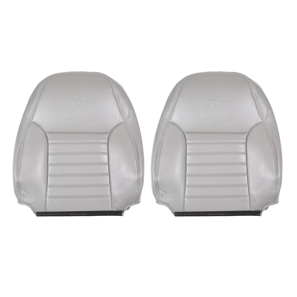 1999-04 Mustang TMI Front Vinyl Sport Seat Upholstery  - Medium Graphite Coupe/Convertible