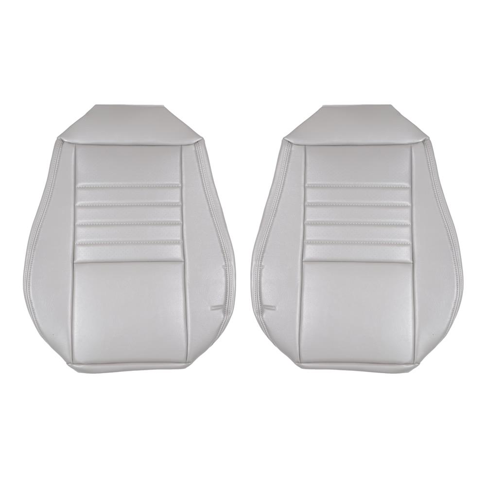 1999-04 Mustang TMI Front Vinyl Sport Seat Upholstery  - Medium Graphite Coupe/Convertible