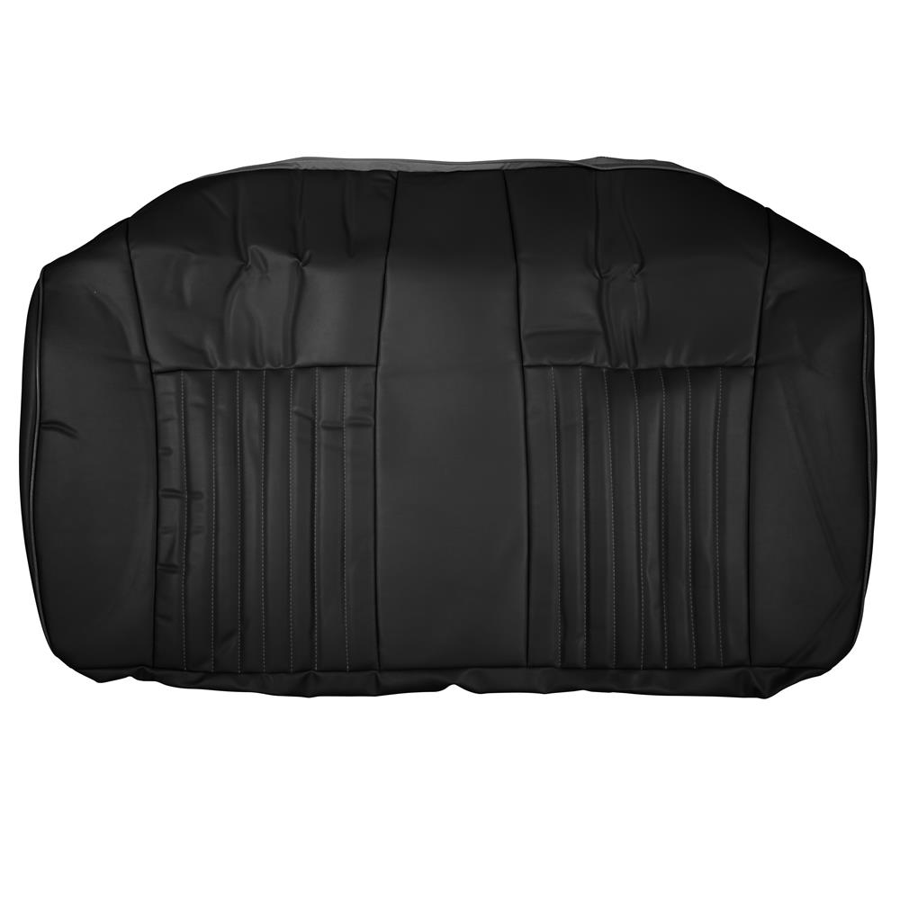 1990-91 Mustang TMI Sport Seat Leather Upholstery Kit  - Black Convertible