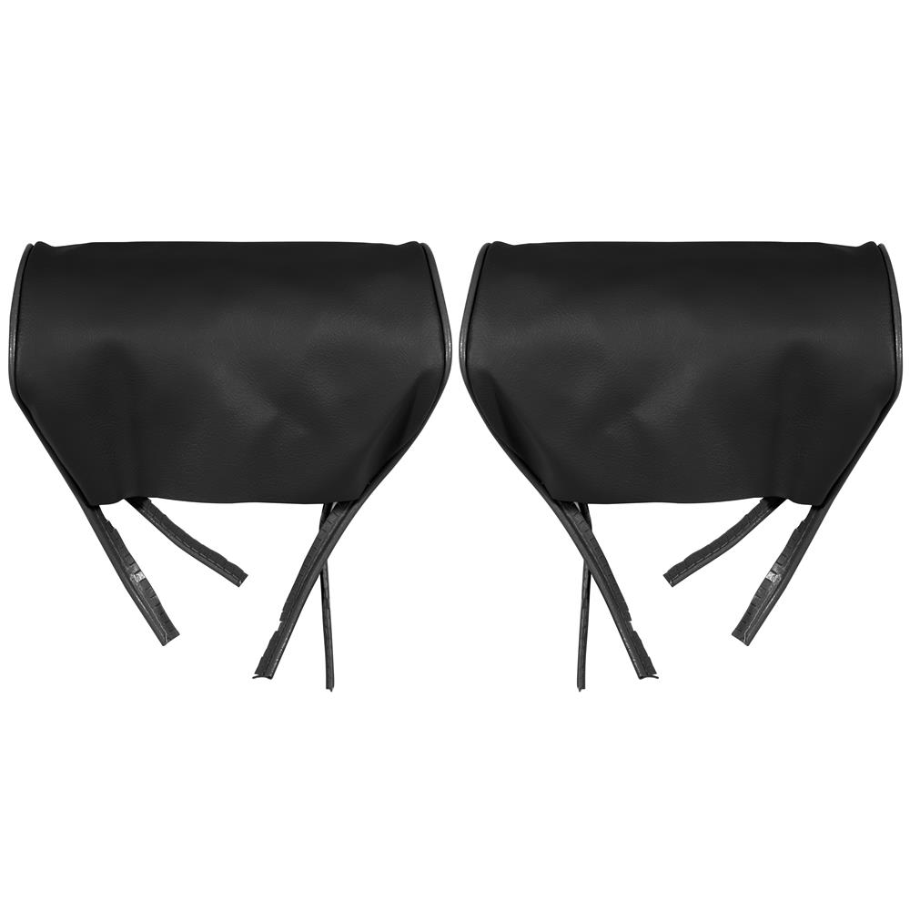 1990-91 Mustang TMI Sport Seat Leather Upholstery Kit  - Black Convertible