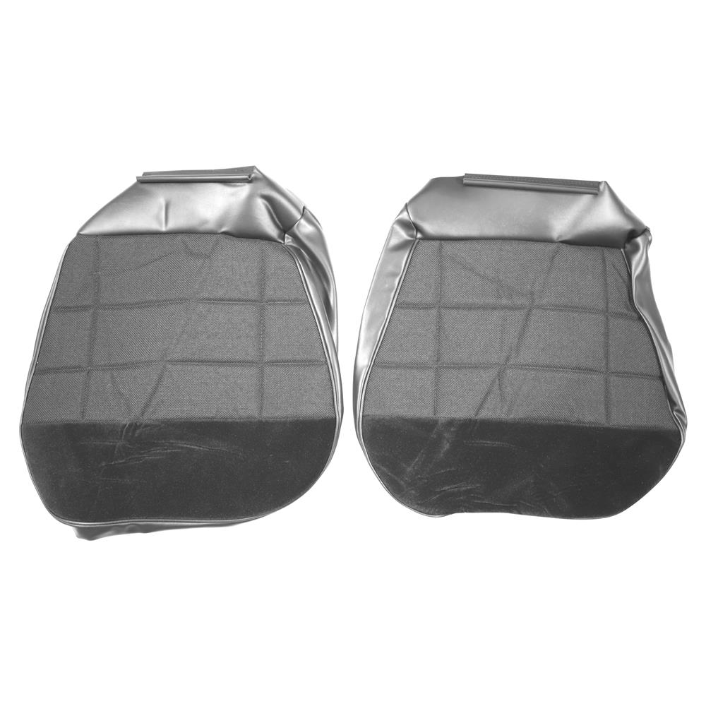 1987-89 Mustang Acme Standard Seat Cloth Upholstery Kit  - Smoke Gray Hatchback
