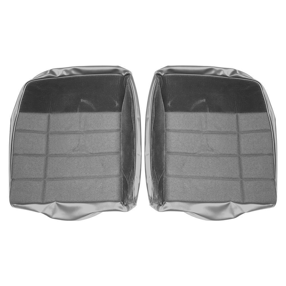 1987-89 Mustang Acme Standard Seat Cloth Upholstery Kit  - Smoke Gray Hatchback