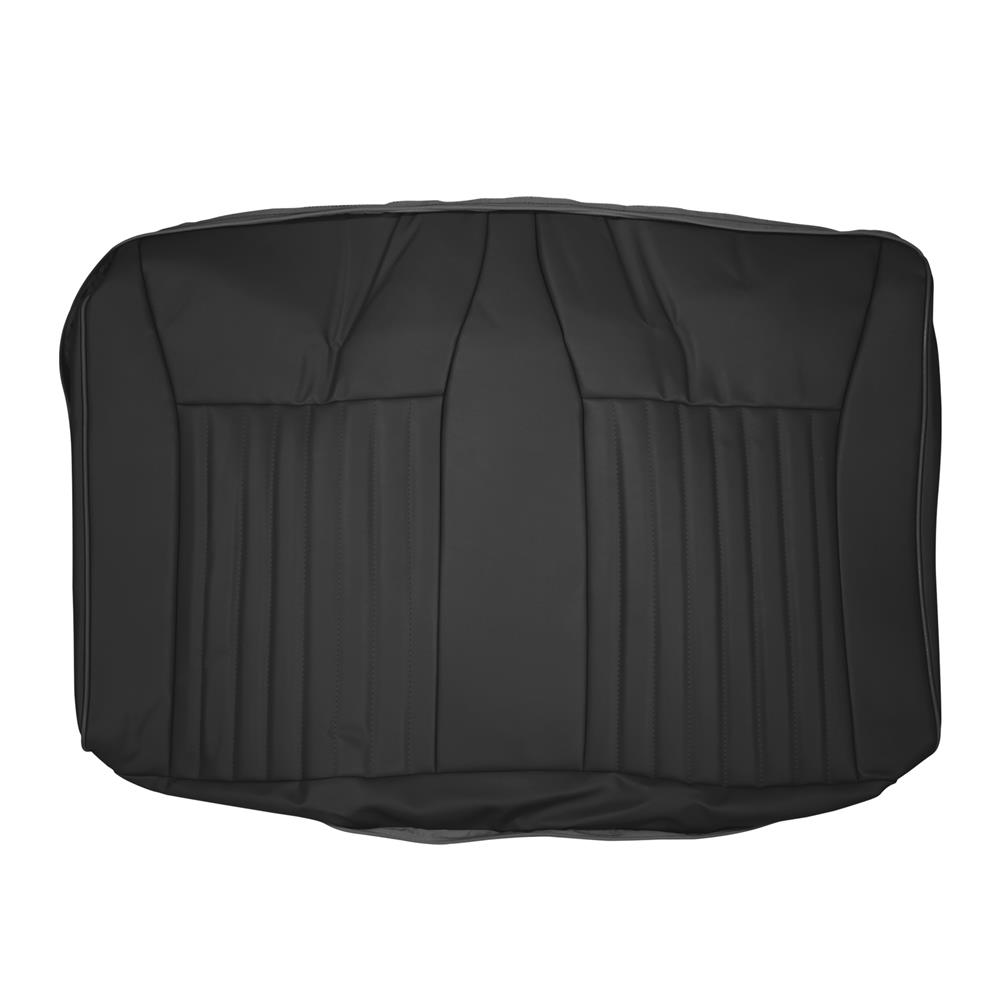 1992-93 Mustang TMI Sport Seat Upholstery - Leather  - Black Convertible