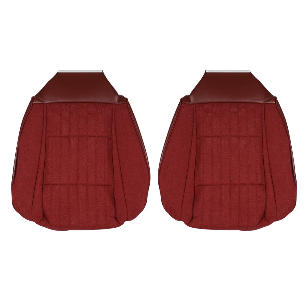 1993 Mustang TMI Sport Seat Upholstery - Cloth Ruby Red Convertible