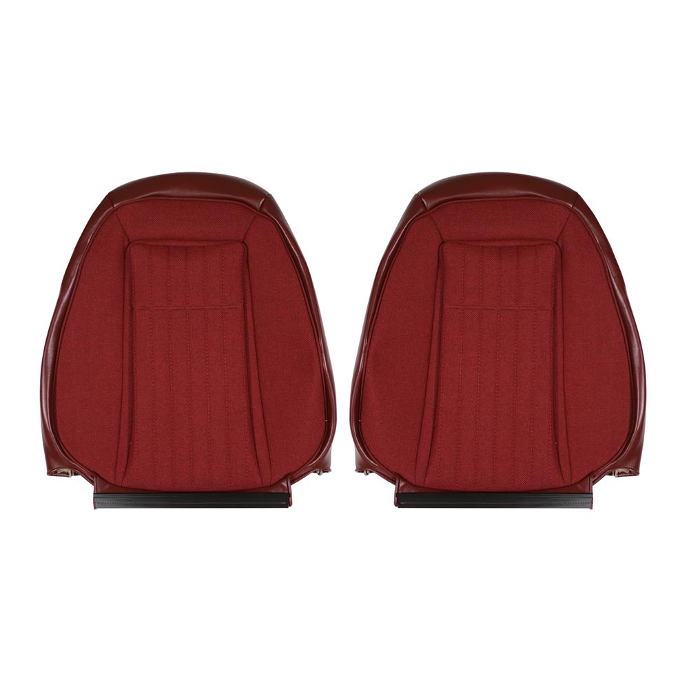 1993 Mustang TMI Sport Seat Upholstery - Cloth Ruby Red Convertible