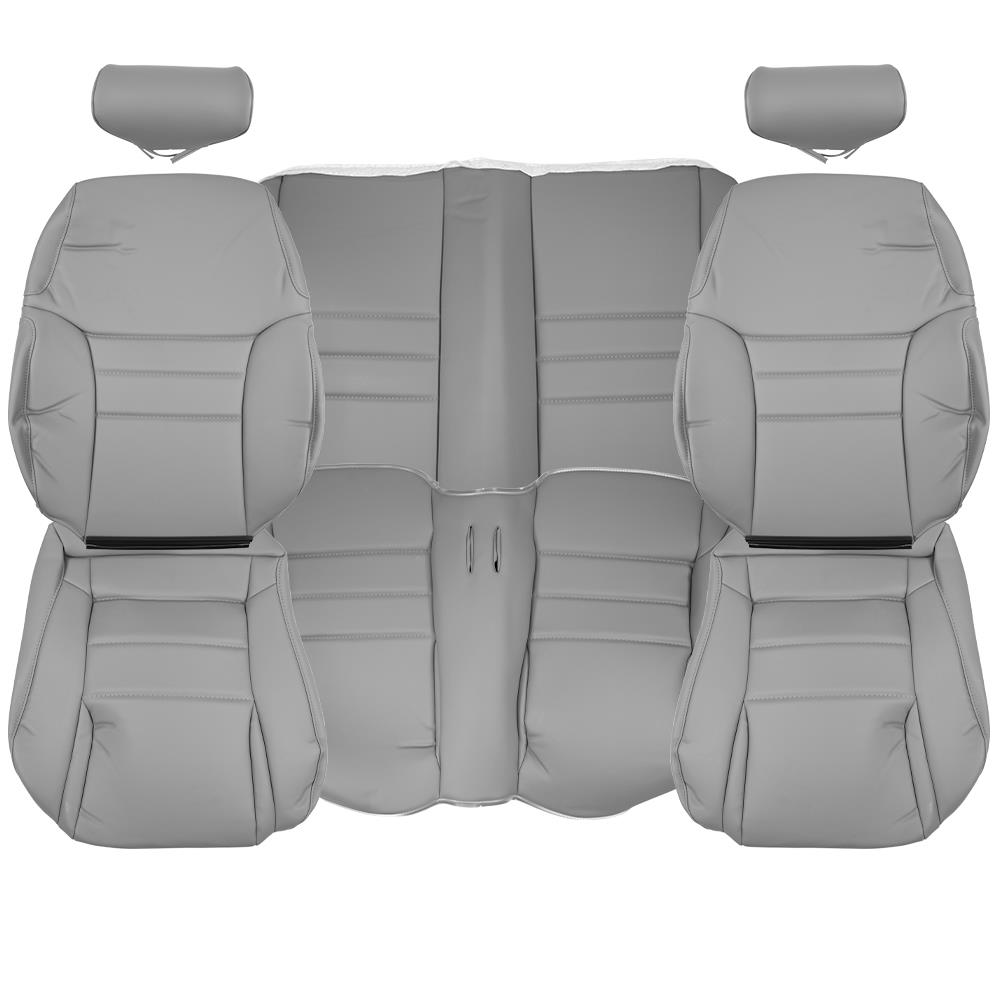 1997 Mustang TMI Sport Seat Vinyl Upholstery Kit  - Medium Graphite Convertible
