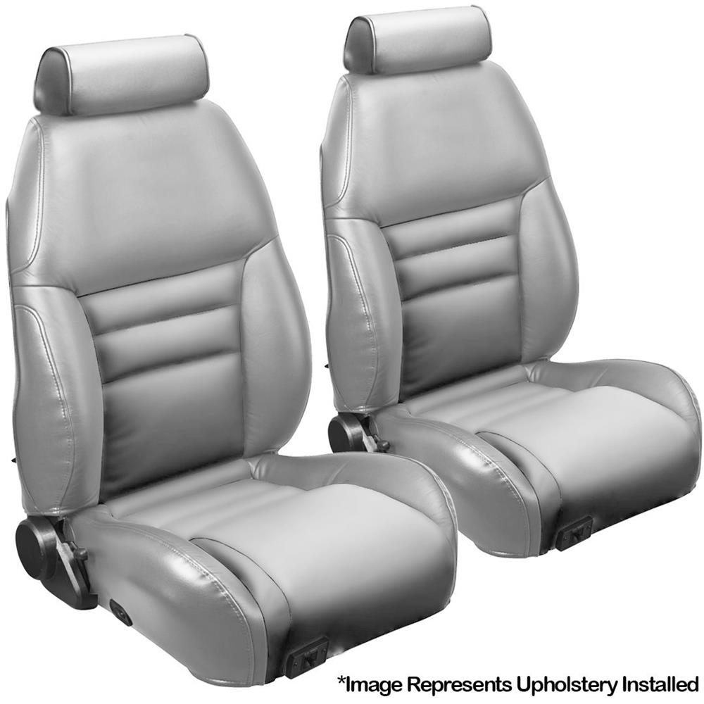 1997 Mustang TMI Sport Seat Vinyl Upholstery Kit  - Medium Graphite Convertible