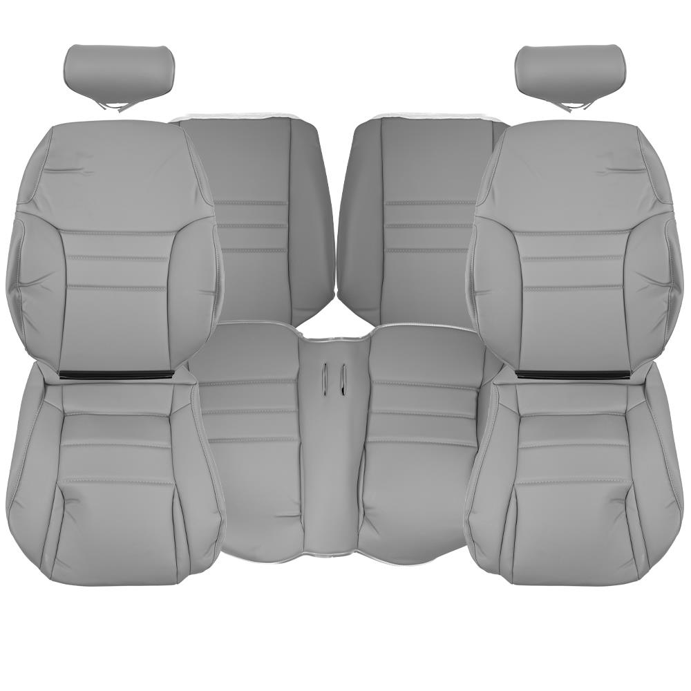 1997 Mustang TMI Sport Seat Vinyl Upholstery Kit  - Medium Graphite Coupe