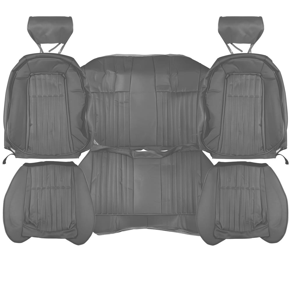 1993 Mustang TMI Sport Seat Upholstery - Vinyl  - Opal Gray Convertible