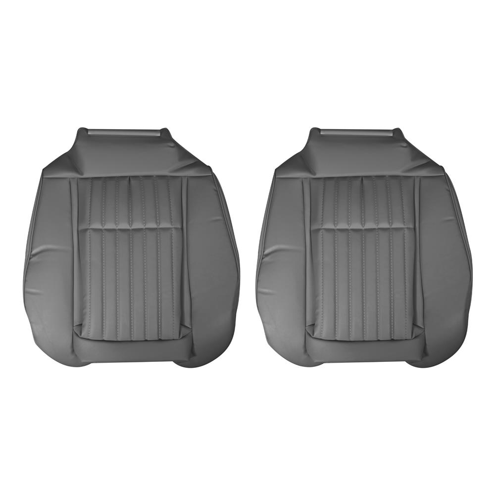 1993 Mustang TMI Sport Seat Upholstery - Leather  - Opal Gray Hatchback