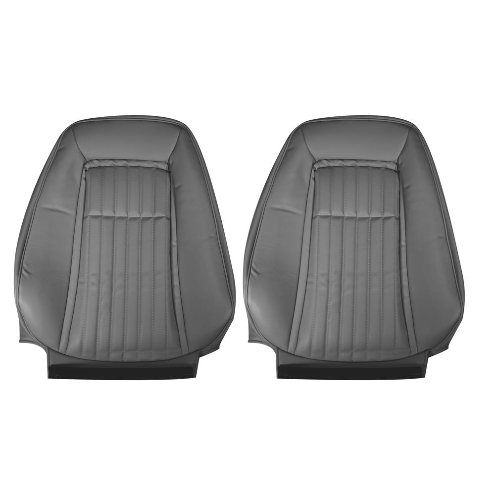 1993 Mustang TMI Sport Seat Upholstery - Leather  - Opal Gray Hatchback