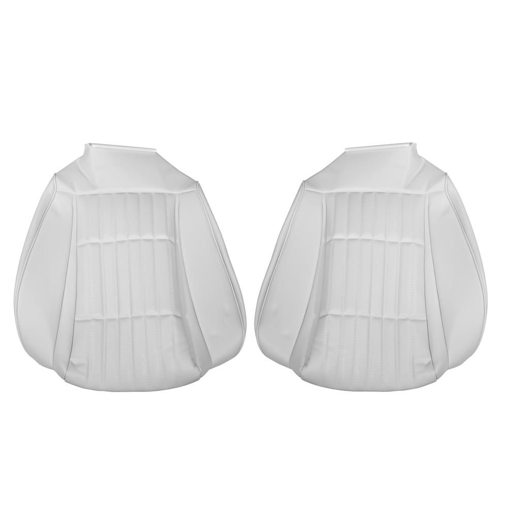 1992-93 Mustang TMI Sport Seat Upholstery - Vinyl  - Oxford White Convertible