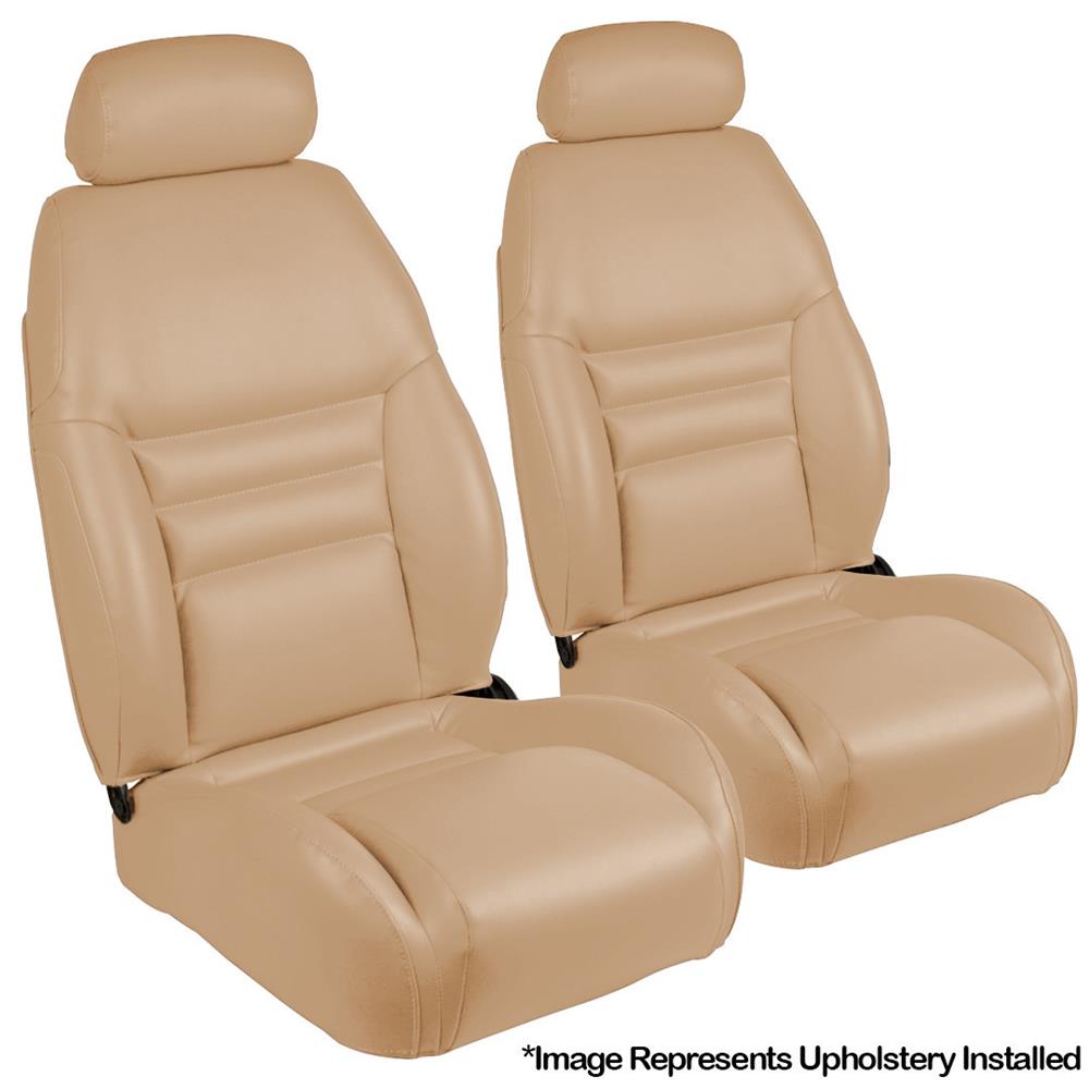 1994-96 Mustang TMI Sport Seat Vinyl Upholstery Kit  - Saddle Tan Convertible