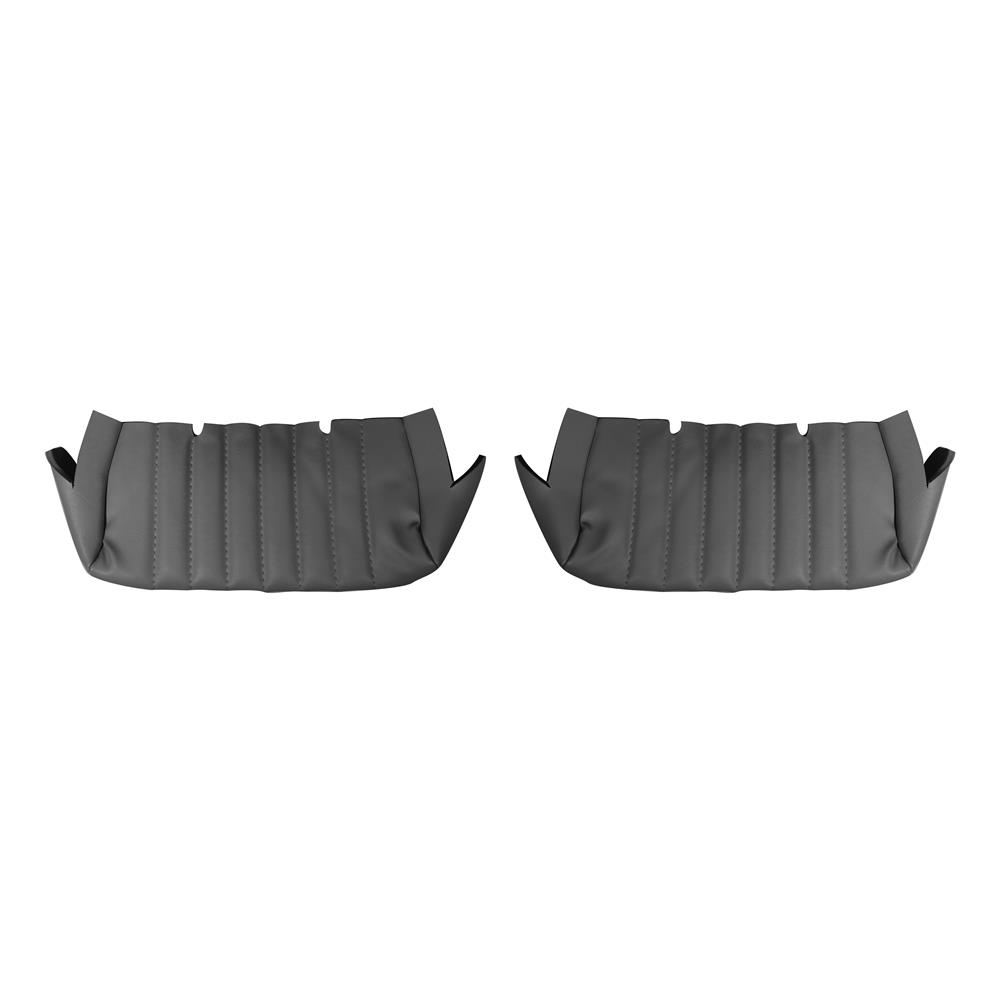 1987-89 Mustang TMI Sport Seat Vinyl Upholstery Kit  - Smoke Gray Convertible