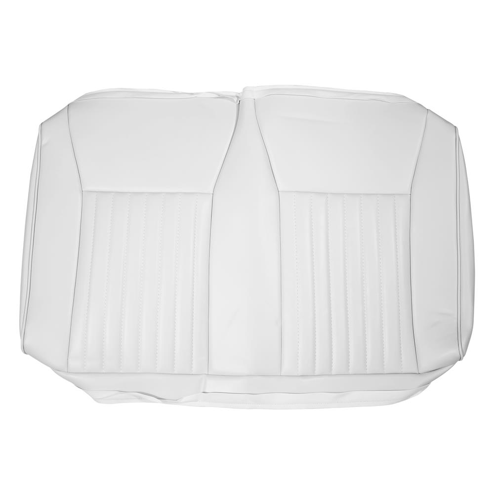 1987-89 Mustang TMI Sport Seat Vinyl Upholstery Kit  - Oxford White Convertible