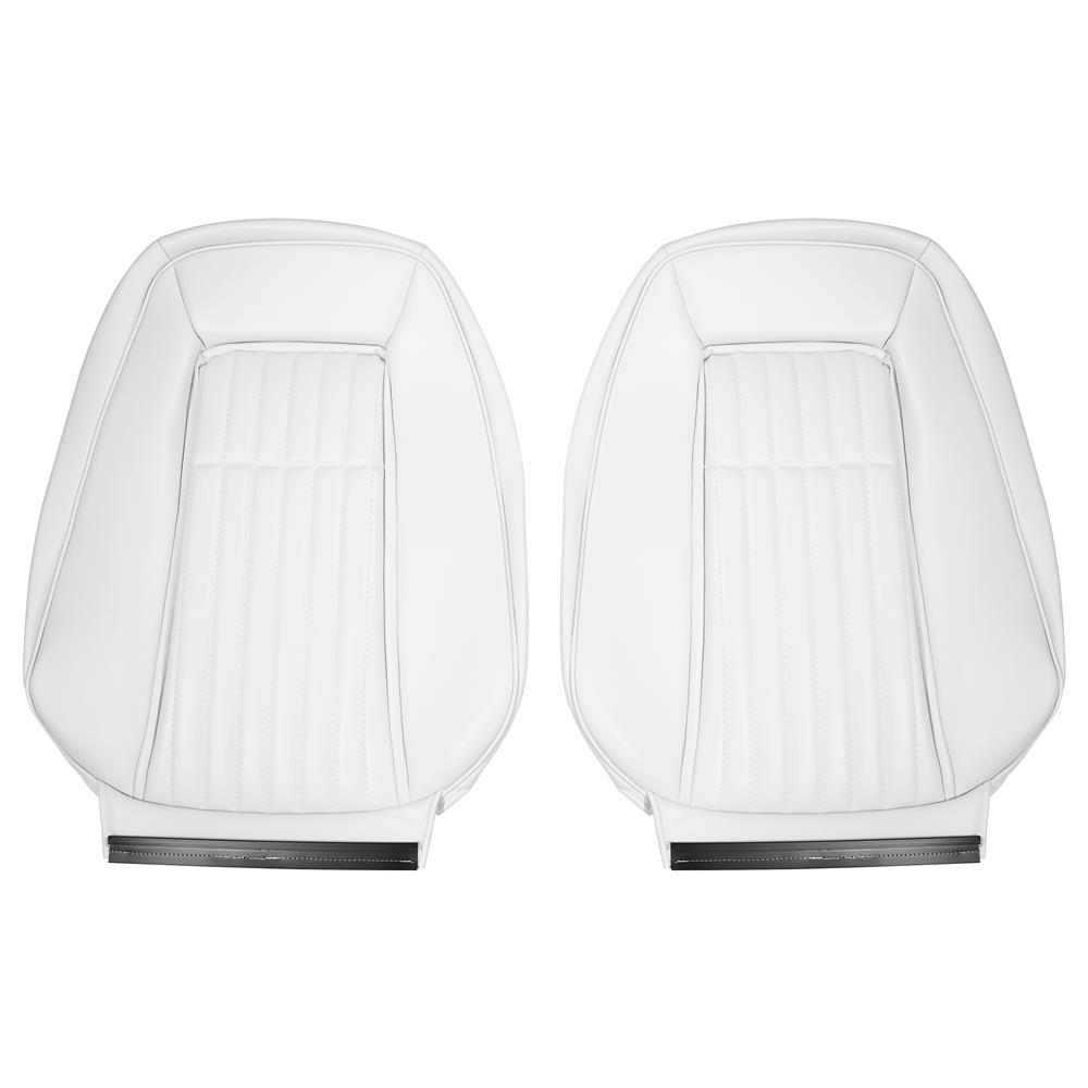1990-91 Mustang TMI Sport Seat Vinyl Upholstery Kit  - Oxford White Convertible
