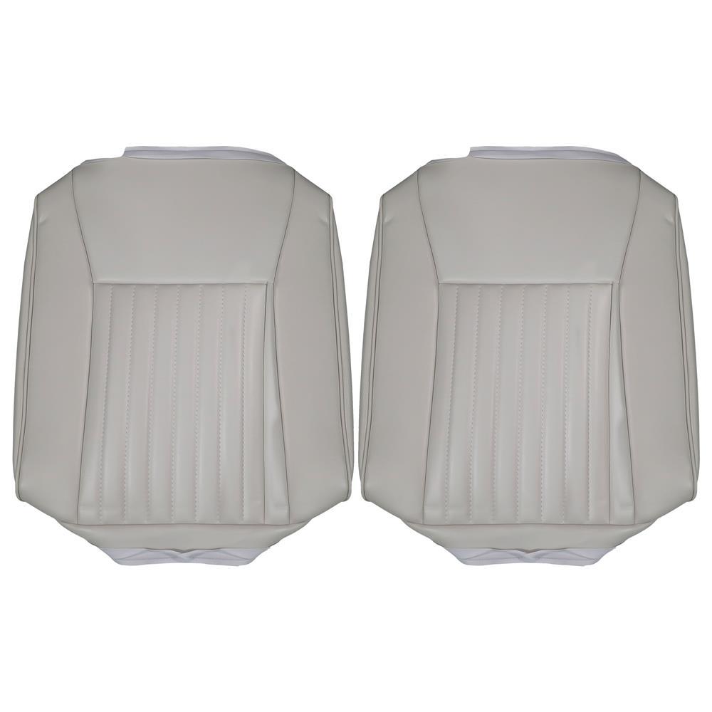 1990-91 Mustang TMI Sport Seat Vinyl Upholstery Kit  - Titanium Gray Hatchback