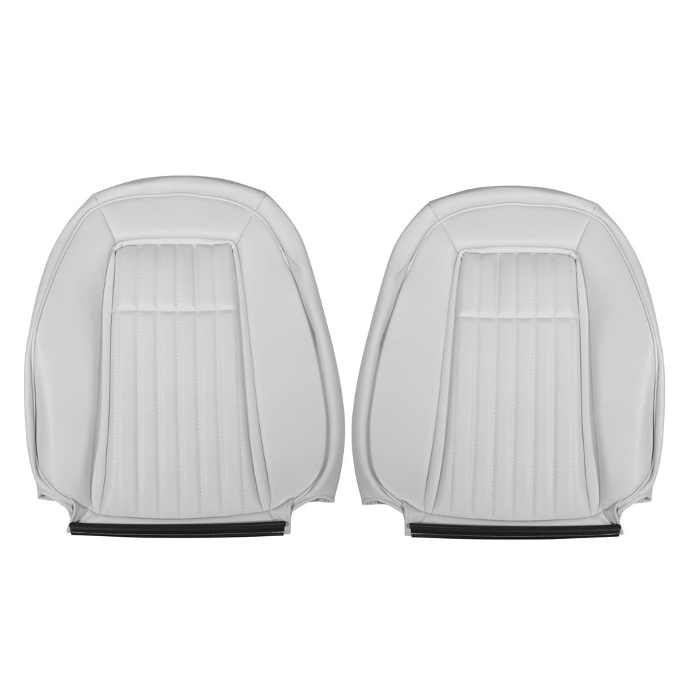 1992-93 Mustang TMI Sport Seat Upholstery - Leather  - Oxford White Convertible