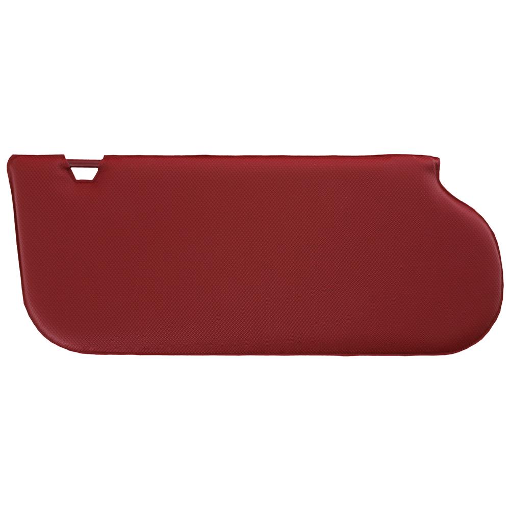 Mustang TMI Sun Visors for Sunroof - Scarlet Red Vinyl | 87-92