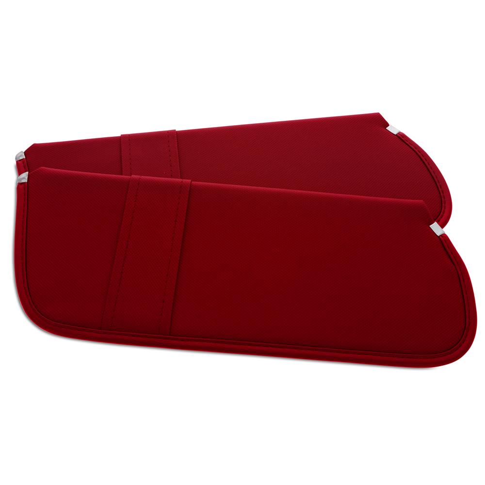 1981-82 Mustang TMI Vinyl Sun Visors  - Medium Red