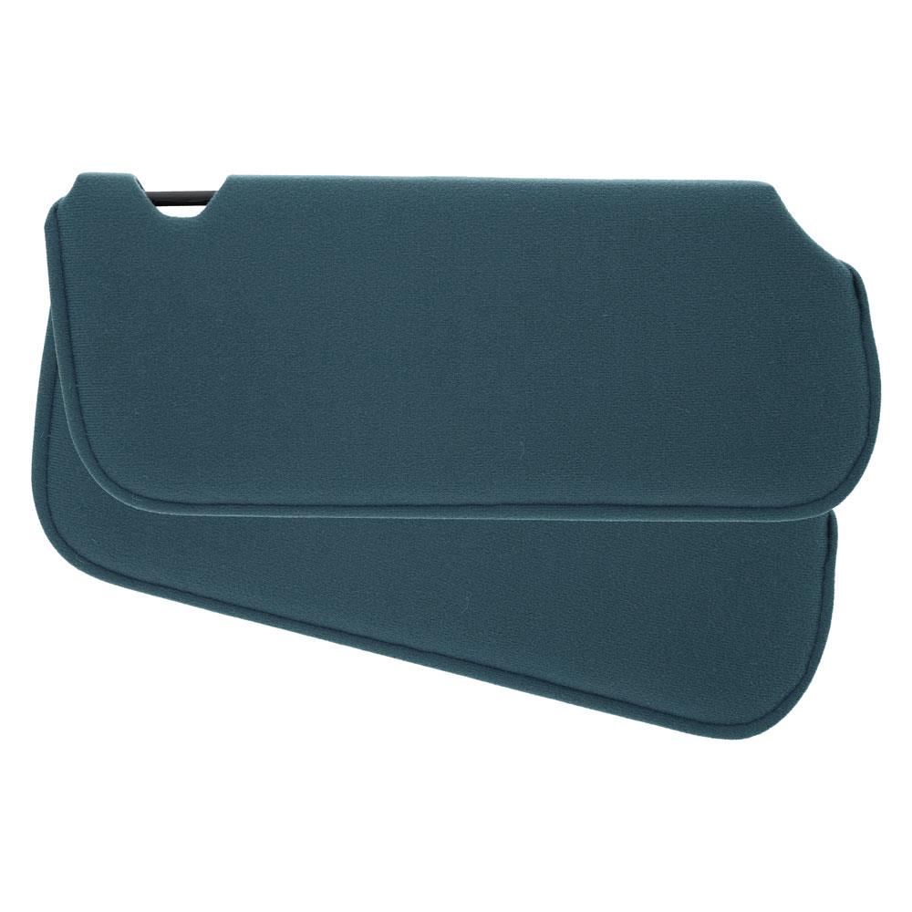 1985-89 Mustang Acme Sun Visors  - Regatta Blue Cloth