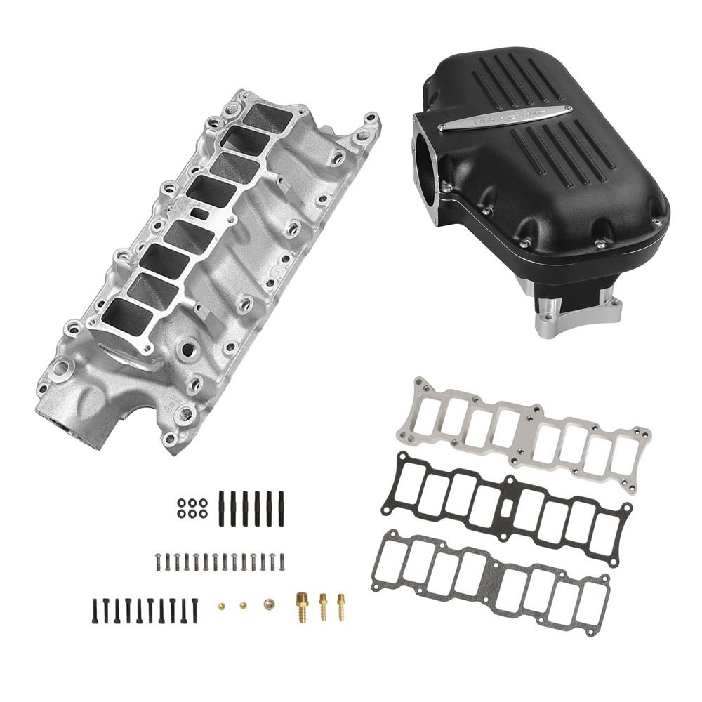 1986-95 Mustang Trick Flow Box-R-Series Intake Manifold  - Black 5.0